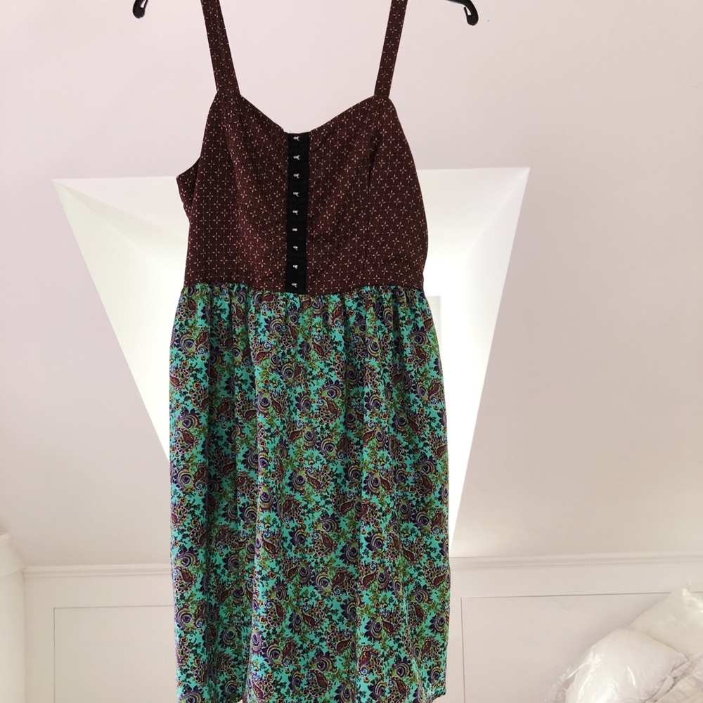 Comfy Turquoise Paisley Dress